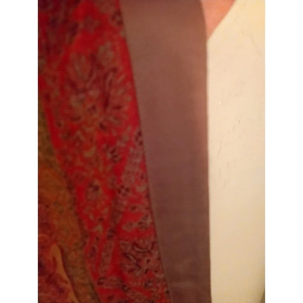 Rare Spiegel Home 100 % Wool Curtains Two Panels Floral Multicolor 40